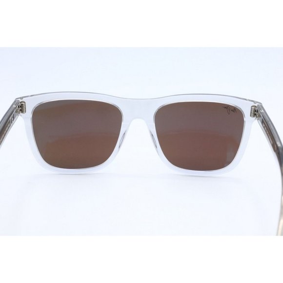 Maui Jim VELZYLAND MJ 802-11 Transparent Sunglasses Blue Polarized Lens 56mm (A) - Picture 4 of 8